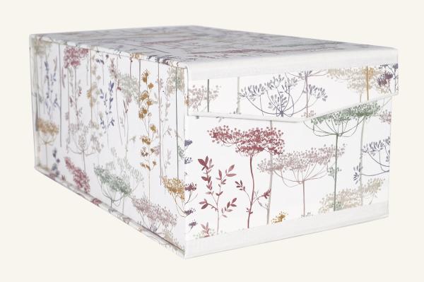 Practical photo box "Fiori al sole", 3 compartments